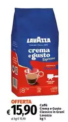 Lavazza - Caffè Crema E Gusto Classico In Grani Lavazza - Caffè Crema E Gusto Classico In Grani