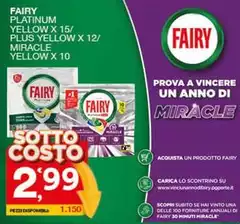 Fairy - Platinum Yellow X 15/ Plus Yellow X 12/ Miracle Yellow X 10 Fairy - Platinum Yellow X 15/ Plus Yellow X 12/ Miracle Yellow X 10