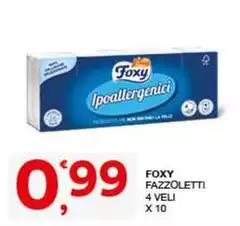 Foxy - Fazzoletti 4 Veli Foxy - Fazzoletti 4 Veli