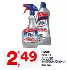 Smac s.p.a. - Brilla Acciaio Trigger/Crema Smac s.p.a. - Brilla Acciaio Trigger/Crema