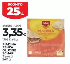 Schar - Piadina Senza Glutine Schar - Piadina Senza Glutine