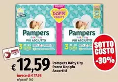 Pampers - Baby Dry Pacco Doppio Pampers - Baby Dry Pacco Doppio
