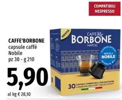 Caffe Borbone - Capsule Caffè Nobile Caffe Borbone - Capsule Caffè Nobile
