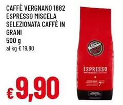 Caffè Vergnano 1882 - Espresso Miscela Selezionata Caffè In Grani Caffè Vergnano 1882 - Espresso Miscela Selezionata Caffè In Grani