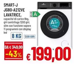 Smart-J - JG80-A212VE Lavatrice