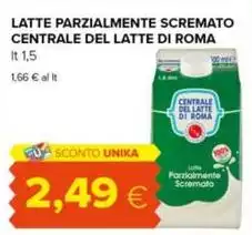 Centrale del latte di roma - Latte Parzialmente Scremato Centrale del latte di roma - Latte Parzialmente Scremato