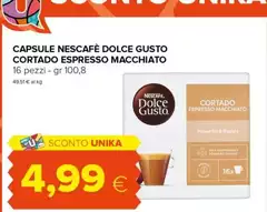 Nescafé - Capsule Dolce Gusto Cortado Espresso Macchiato