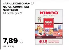 Kimbo - Capsule Spacca Napoli Compatibili Nespresso