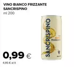 San crispino - Vino Bianco Frizzante San crispino - Vino Bianco Frizzante