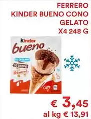 Ferrero - Kinder Bueno Cono Gelato Ferrero - Kinder Bueno Cono Gelato