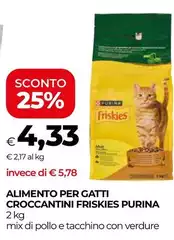 Purina - Alimento Per Gatti Croccantini Friskies Purina - Alimento Per Gatti Croccantini Friskies