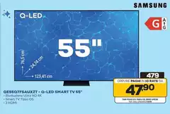 Samsung - QE55Q75FAUXZT Q-Led Smart Tv 55'' Samsung - QE55Q75FAUXZT Q-Led Smart Tv 55''