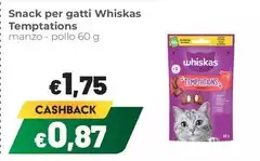 Whiskas - Snack Per Gatti Temptations Whiskas - Snack Per Gatti Temptations