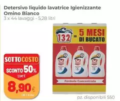 Omino Bianco - Detersivo Liquido Lavatrice Igienizzante Omino Bianco - Detersivo Liquido Lavatrice Igienizzante