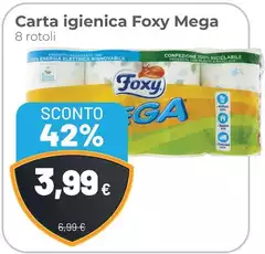 Foxy - Carta Igienica Mega Foxy - Carta Igienica Mega