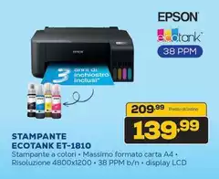 Epson - Ecotank ET-1810 Epson - Ecotank ET-1810