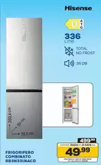 Hisense - Frigorifero Combinato RB3N331NCD Hisense - Frigorifero Combinato RB3N331NCD