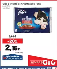 Purina - Cibo Per Gatti Le Ghiottonerie Felix Purina - Cibo Per Gatti Le Ghiottonerie Felix