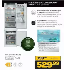 LG - Frigorifero Combinato Serie 2 HWO5518E LG - Frigorifero Combinato Serie 2 HWO5518E