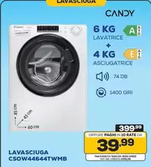 Candy - Lavasciuga CSOW44644TWMB