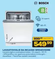 Bosch - Lavastoviglie Da Incasso SMH4EVX09E Bosch - Lavastoviglie Da Incasso SMH4EVX09E