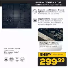 Samsung - Piano Cottura A Gas Serie 4 Havg68f4bp Samsung - Piano Cottura A Gas Serie 4 Havg68f4bp