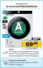 Control - Aescugatrice DV90DG6845LKU3 Control - Aescugatrice DV90DG6845LKU3