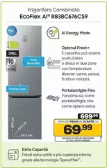 Samsung - Frigorifero Combinato EcoFlex Al Rb38c676cs9 Samsung - Frigorifero Combinato EcoFlex Al Rb38c676cs9