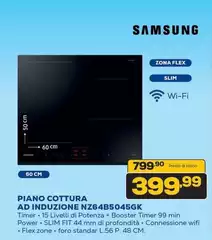 Samsung - Piano Cottura Ad Induzione NZ64B5045GK Samsung - Piano Cottura Ad Induzione NZ64B5045GK