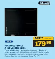De Longhi - Piano Cottura A Induzione YLI61 De Longhi - Piano Cottura A Induzione YLI61