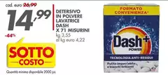 Dash - Detersivo In Polvere Lavatrice Dash - Detersivo In Polvere Lavatrice