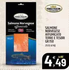 Terre e tesori - Salmone Norvegese Affumicato