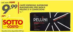 Pellini - Caffè Espresso Superiore Macinatura Per Moka