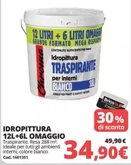 Mega - Idropittura 12l+6l Mega - Idropittura 12l+6l