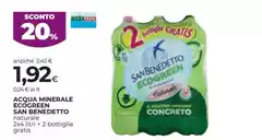 San Benedetto - Acqua Minerale Ecogreen San Benedetto - Acqua Minerale Ecogreen