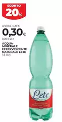 Lete - Acqua Minerale Fidevescente Naturale Lete - Acqua Minerale Fidevescente Naturale