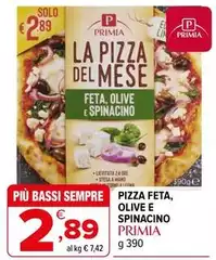 Primia - Pizza Feta, Olive E Spinacino