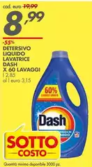 Dash - Detersivo Liquido Lavatrice Dash - Detersivo Liquido Lavatrice