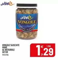 Mares - Vongole Sgusciate Al Naturale