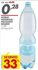 Boario - Acqua Naturale/Frizzante