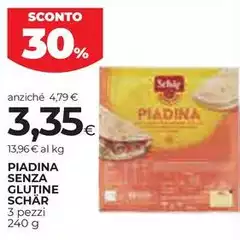 Schar - Piadina Senza Glutine Schar - Piadina Senza Glutine