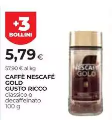 Nescafé - Caffè Gold Gusto Ricco Nescafé - Caffè Gold Gusto Ricco