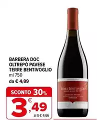 Terre Bentivoglio - Barbera DOC Oltrepò Pavese