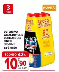 Finish - Detersivo Lavastoviglie Ultimate Gel Finish - Detersivo Lavastoviglie Ultimate Gel