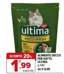Ultima - Alimento Secco Per Gatto Ultima - Alimento Secco Per Gatto