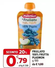 Plasmon - Frullato 100% Frutta Plasmon - Frullato 100% Frutta