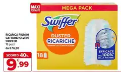 Swiffer - Ricarica Piumini Catturapolvere Swiffer - Ricarica Piumini Catturapolvere