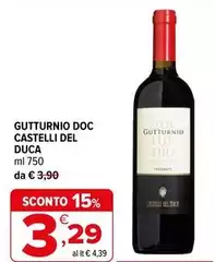 Castelli - Gutturnio DOC  Del Duca