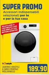 Casa - Lavatrice Houstyle A Carica Frontale Mod.lav180222 Casa - Lavatrice Houstyle A Carica Frontale Mod.lav180222