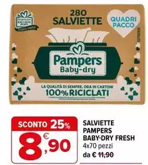 Pampers - Salviette Baby-Dry Fresh Pampers - Salviette Baby-Dry Fresh